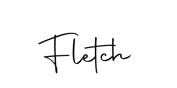 Create a beautiful signature design for name Fletch. With this signature (Autography-DOLnW) fonts, you can make a handwritten signature for free. Fletch signature style 10 images and pictures png