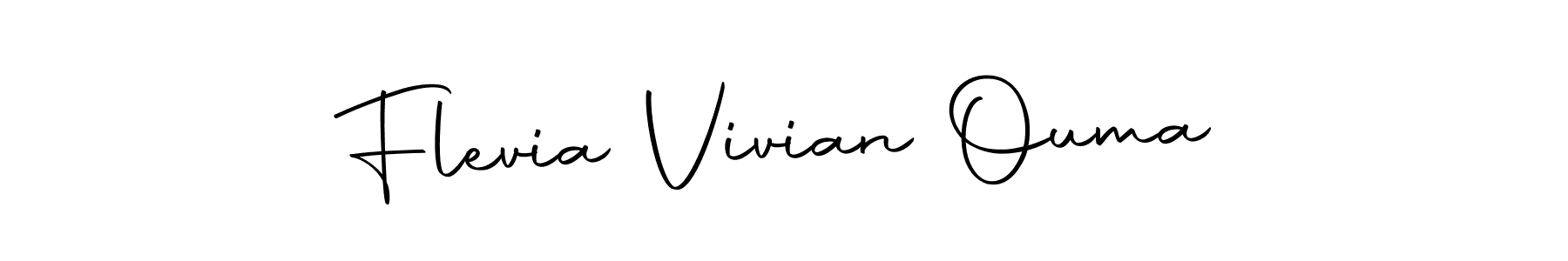 Flevia Vivian Ouma stylish signature style. Best Handwritten Sign (Autography-DOLnW) for my name. Handwritten Signature Collection Ideas for my name Flevia Vivian Ouma. Flevia Vivian Ouma signature style 10 images and pictures png