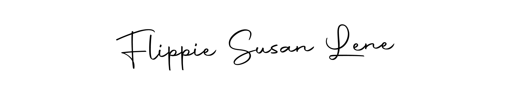 Make a beautiful signature design for name Flippie Susan Lene. With this signature (Autography-DOLnW) style, you can create a handwritten signature for free. Flippie Susan Lene signature style 10 images and pictures png