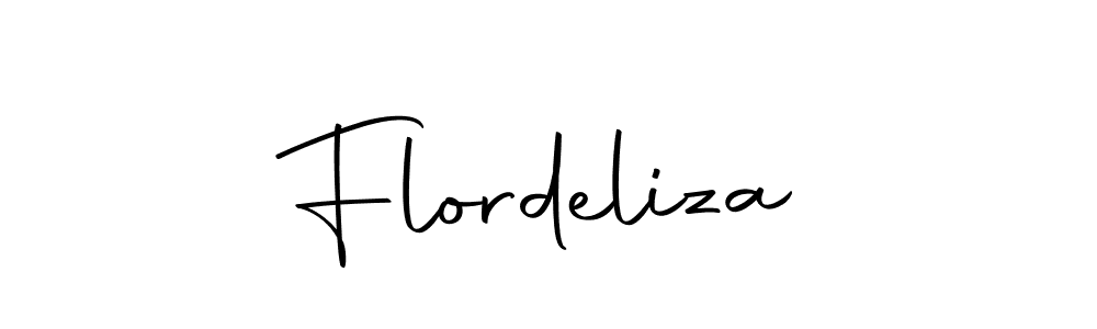 How to make Flordeliza signature? Autography-DOLnW is a professional autograph style. Create handwritten signature for Flordeliza name. Flordeliza signature style 10 images and pictures png