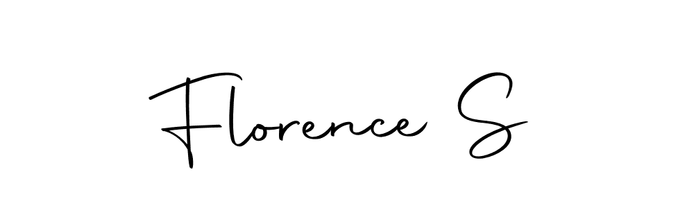 Florence S stylish signature style. Best Handwritten Sign (Autography-DOLnW) for my name. Handwritten Signature Collection Ideas for my name Florence S. Florence S signature style 10 images and pictures png