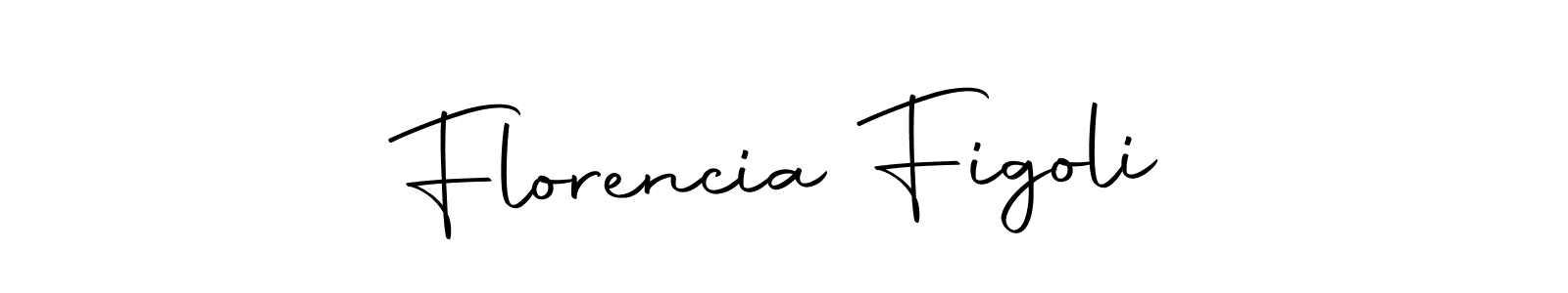 How to make Florencia Figoli name signature. Use Autography-DOLnW style for creating short signs online. This is the latest handwritten sign. Florencia Figoli signature style 10 images and pictures png