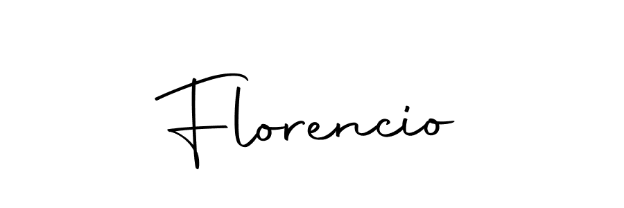 You should practise on your own different ways (Autography-DOLnW) to write your name (Florencio) in signature. don't let someone else do it for you. Florencio signature style 10 images and pictures png