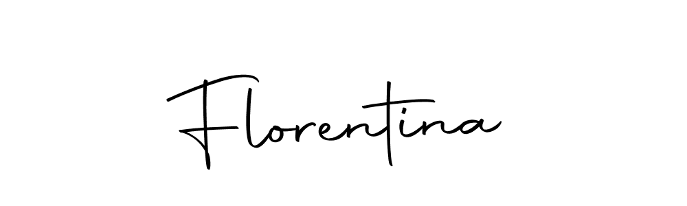 Make a beautiful signature design for name Florentina. With this signature (Autography-DOLnW) style, you can create a handwritten signature for free. Florentina signature style 10 images and pictures png