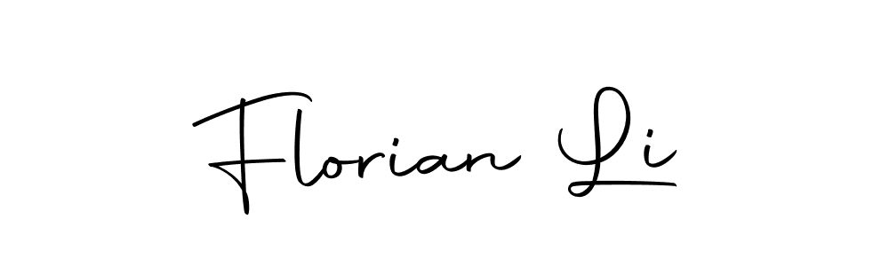 The best way (Autography-DOLnW) to make a short signature is to pick only two or three words in your name. The name Florian Li include a total of six letters. For converting this name. Florian Li signature style 10 images and pictures png
