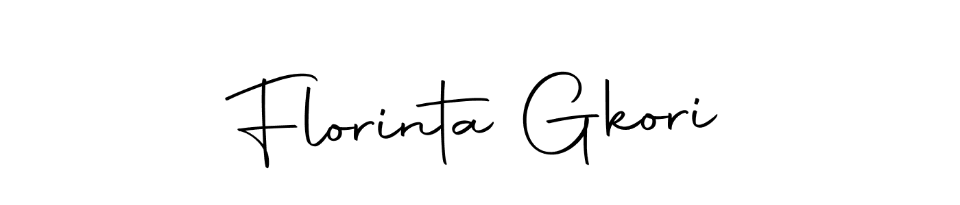 Create a beautiful signature design for name Florinta Gkori. With this signature (Autography-DOLnW) fonts, you can make a handwritten signature for free. Florinta Gkori signature style 10 images and pictures png