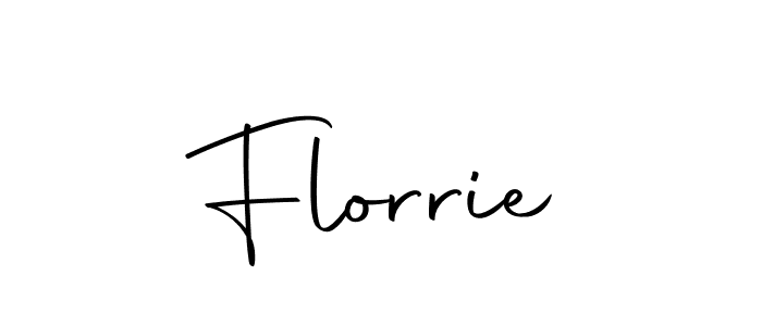 How to make Florrie signature? Autography-DOLnW is a professional autograph style. Create handwritten signature for Florrie name. Florrie signature style 10 images and pictures png