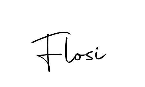 Use a signature maker to create a handwritten signature online. With this signature software, you can design (Autography-DOLnW) your own signature for name Flosi. Flosi signature style 10 images and pictures png