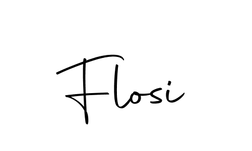 Use a signature maker to create a handwritten signature online. With this signature software, you can design (Autography-DOLnW) your own signature for name Flosi. Flosi signature style 10 images and pictures png