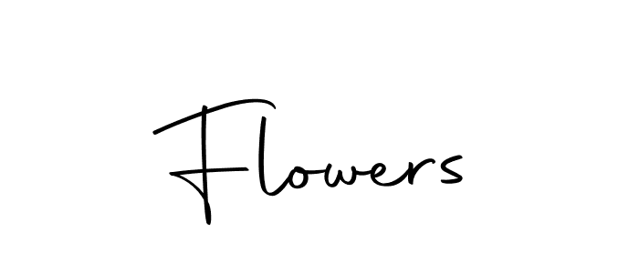 Use a signature maker to create a handwritten signature online. With this signature software, you can design (Autography-DOLnW) your own signature for name Flowers. Flowers signature style 10 images and pictures png