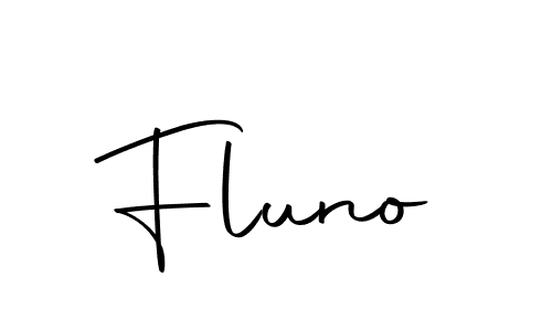 Make a beautiful signature design for name Fluno. With this signature (Autography-DOLnW) style, you can create a handwritten signature for free. Fluno signature style 10 images and pictures png