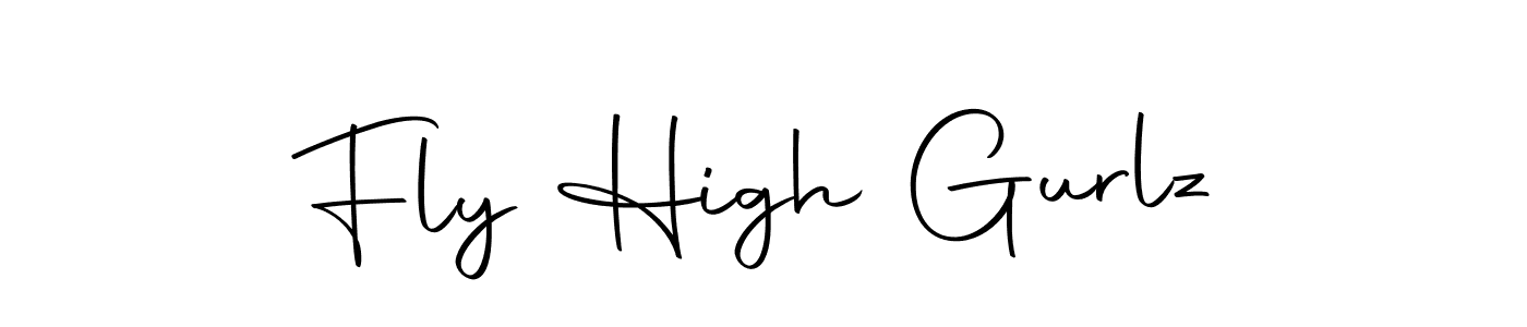 How to make Fly High Gurlz name signature. Use Autography-DOLnW style for creating short signs online. This is the latest handwritten sign. Fly High Gurlz signature style 10 images and pictures png