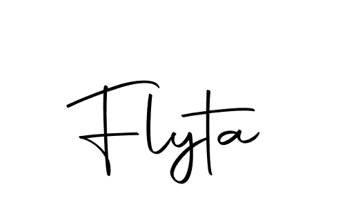 Flyta stylish signature style. Best Handwritten Sign (Autography-DOLnW) for my name. Handwritten Signature Collection Ideas for my name Flyta. Flyta signature style 10 images and pictures png