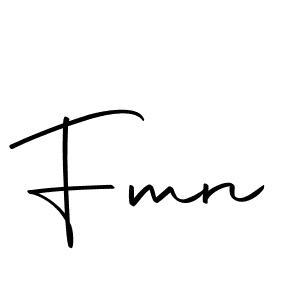 Create a beautiful signature design for name Fmn. With this signature (Autography-DOLnW) fonts, you can make a handwritten signature for free. Fmn signature style 10 images and pictures png