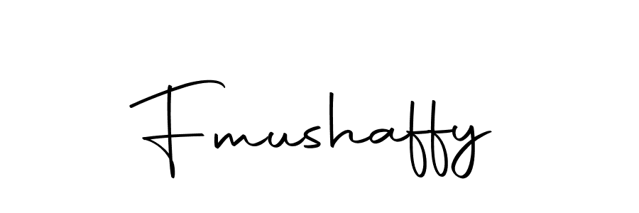 How to make Fmushaffy signature? Autography-DOLnW is a professional autograph style. Create handwritten signature for Fmushaffy name. Fmushaffy signature style 10 images and pictures png