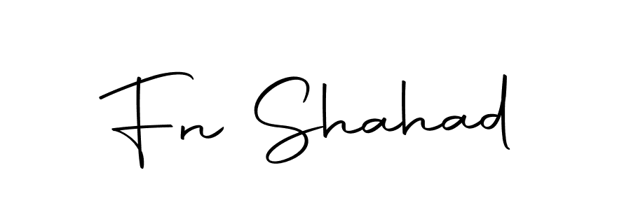 How to make Fn Shahad name signature. Use Autography-DOLnW style for creating short signs online. This is the latest handwritten sign. Fn Shahad signature style 10 images and pictures png