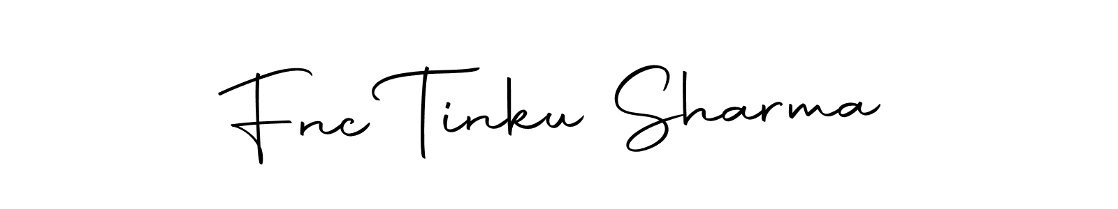 Use a signature maker to create a handwritten signature online. With this signature software, you can design (Autography-DOLnW) your own signature for name Fnc Tinku Sharma. Fnc Tinku Sharma signature style 10 images and pictures png