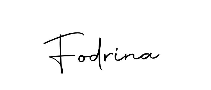 Make a beautiful signature design for name Fodrina. With this signature (Autography-DOLnW) style, you can create a handwritten signature for free. Fodrina signature style 10 images and pictures png
