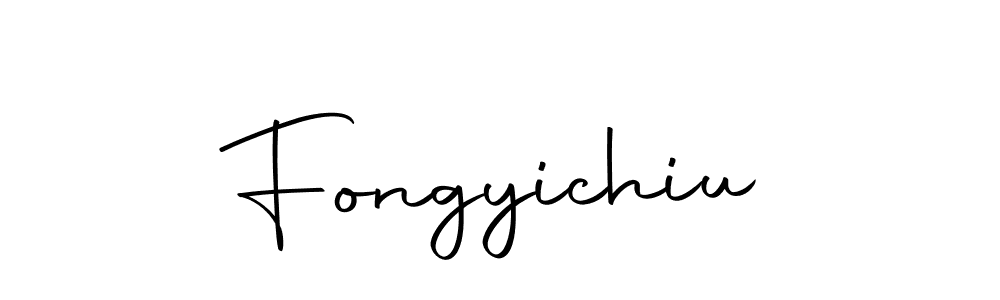 Use a signature maker to create a handwritten signature online. With this signature software, you can design (Autography-DOLnW) your own signature for name Fongyichiu. Fongyichiu signature style 10 images and pictures png