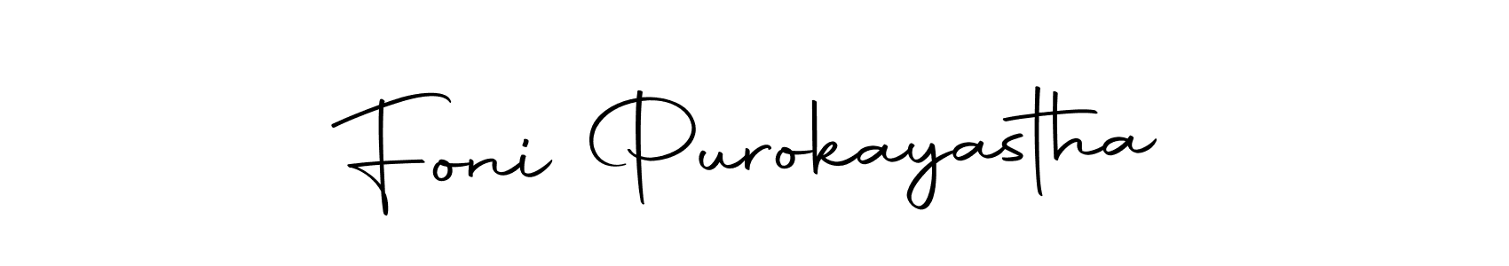 How to Draw Foni Purokayastha signature style? Autography-DOLnW is a latest design signature styles for name Foni Purokayastha. Foni Purokayastha signature style 10 images and pictures png