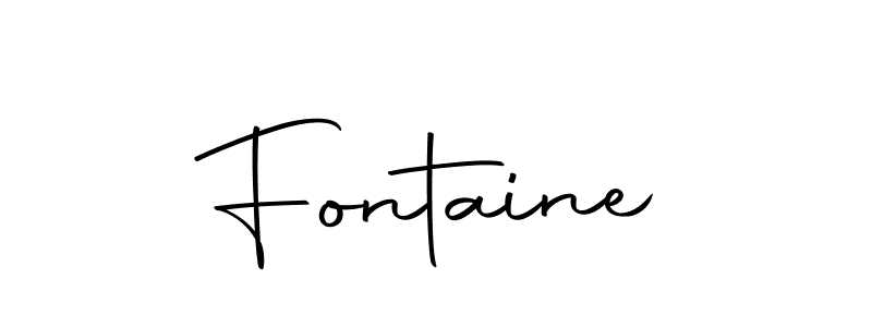 Design your own signature with our free online signature maker. With this signature software, you can create a handwritten (Autography-DOLnW) signature for name Fontaine. Fontaine signature style 10 images and pictures png