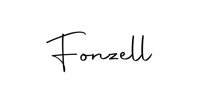 Use a signature maker to create a handwritten signature online. With this signature software, you can design (Autography-DOLnW) your own signature for name Fonzell. Fonzell signature style 10 images and pictures png