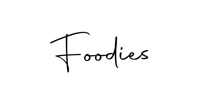 How to make Foodies signature? Autography-DOLnW is a professional autograph style. Create handwritten signature for Foodies name. Foodies signature style 10 images and pictures png