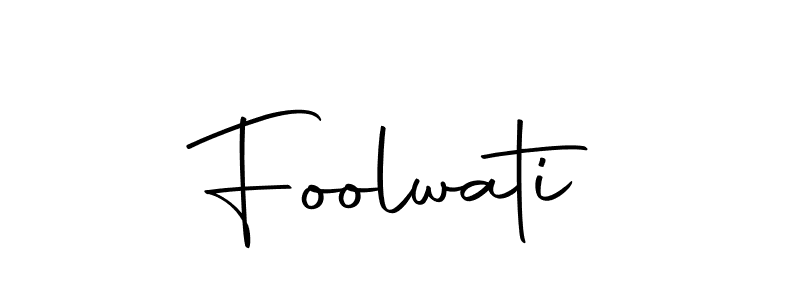 Similarly Autography-DOLnW is the best handwritten signature design. Signature creator online .You can use it as an online autograph creator for name Foolwati. Foolwati signature style 10 images and pictures png