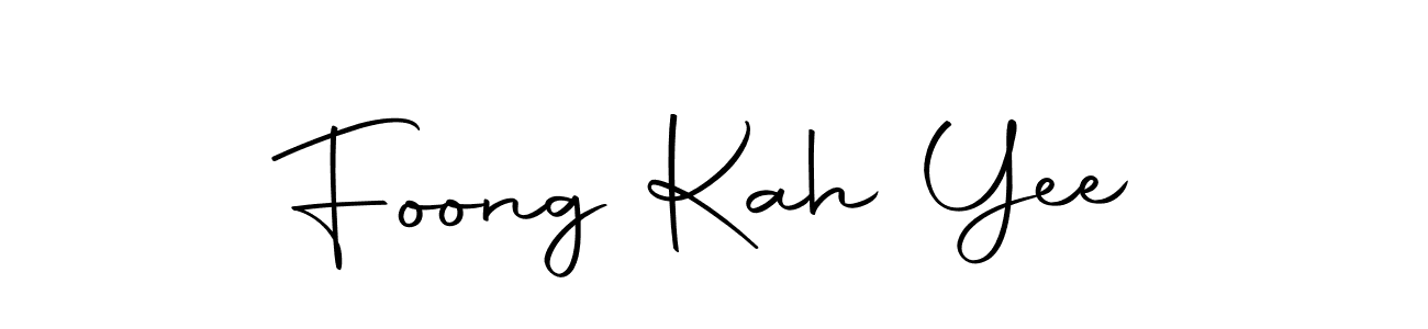 Create a beautiful signature design for name Foong Kah Yee. With this signature (Autography-DOLnW) fonts, you can make a handwritten signature for free. Foong Kah Yee signature style 10 images and pictures png