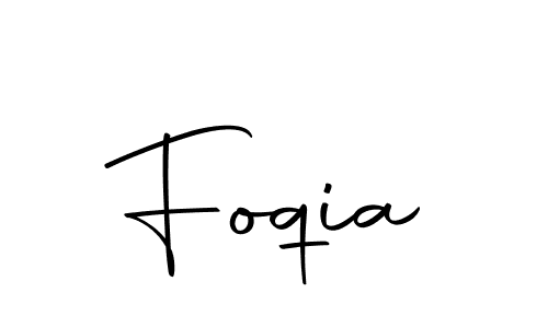 Make a beautiful signature design for name Foqia. With this signature (Autography-DOLnW) style, you can create a handwritten signature for free. Foqia signature style 10 images and pictures png