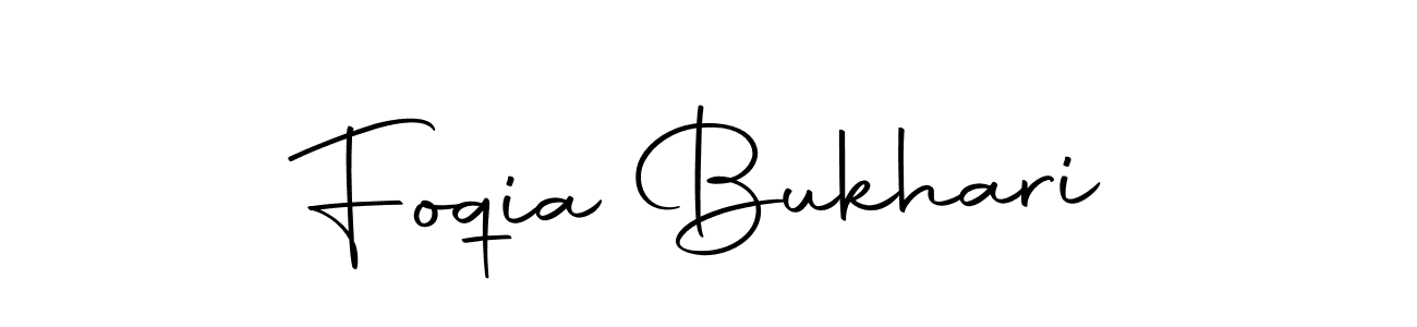 Use a signature maker to create a handwritten signature online. With this signature software, you can design (Autography-DOLnW) your own signature for name Foqia Bukhari. Foqia Bukhari signature style 10 images and pictures png