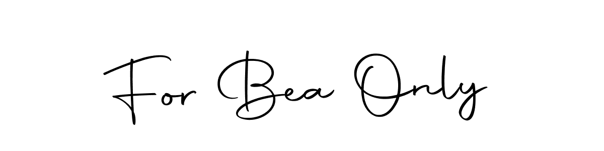 Use a signature maker to create a handwritten signature online. With this signature software, you can design (Autography-DOLnW) your own signature for name For Bea Only. For Bea Only signature style 10 images and pictures png