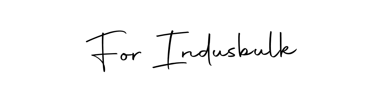 Design your own signature with our free online signature maker. With this signature software, you can create a handwritten (Autography-DOLnW) signature for name For Indusbulk. For Indusbulk signature style 10 images and pictures png