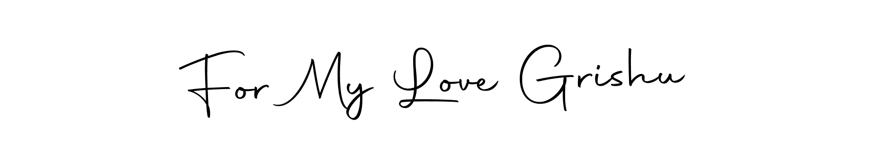 This is the best signature style for the For My Love Grishu name. Also you like these signature font (Autography-DOLnW). Mix name signature. For My Love Grishu signature style 10 images and pictures png