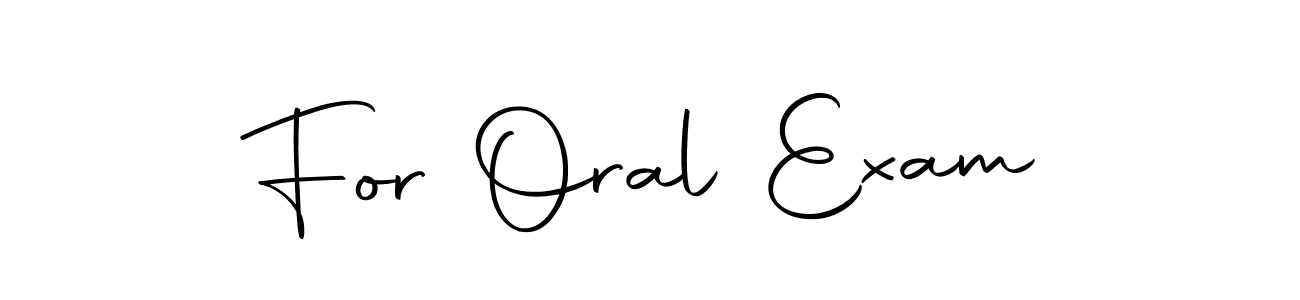 You can use this online signature creator to create a handwritten signature for the name For Oral Exam. This is the best online autograph maker. For Oral Exam signature style 10 images and pictures png