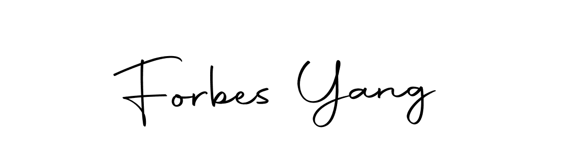 Make a short Forbes Yang signature style. Manage your documents anywhere anytime using Autography-DOLnW. Create and add eSignatures, submit forms, share and send files easily. Forbes Yang signature style 10 images and pictures png