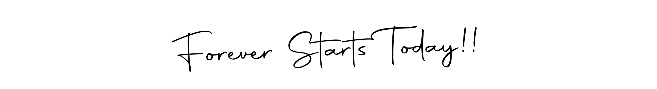 This is the best signature style for the Forever Starts Today!! name. Also you like these signature font (Autography-DOLnW). Mix name signature. Forever Starts Today!! signature style 10 images and pictures png