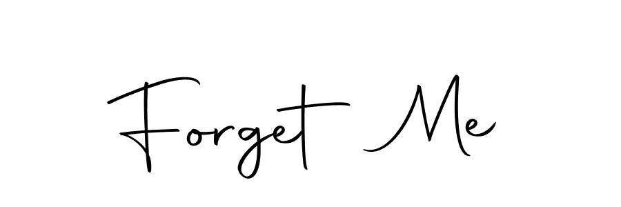 You should practise on your own different ways (Autography-DOLnW) to write your name (Forget Me) in signature. don't let someone else do it for you. Forget Me signature style 10 images and pictures png