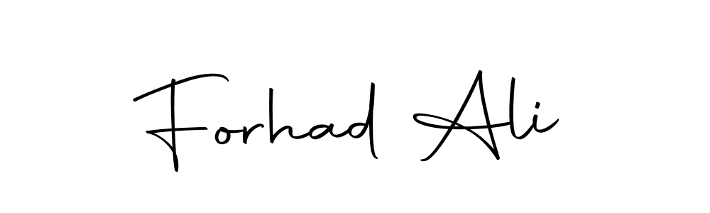 Use a signature maker to create a handwritten signature online. With this signature software, you can design (Autography-DOLnW) your own signature for name Forhad Ali. Forhad Ali signature style 10 images and pictures png