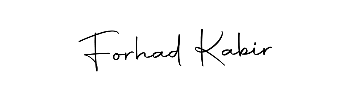 How to make Forhad Kabir name signature. Use Autography-DOLnW style for creating short signs online. This is the latest handwritten sign. Forhad Kabir signature style 10 images and pictures png