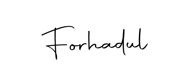 How to make Forhadul name signature. Use Autography-DOLnW style for creating short signs online. This is the latest handwritten sign. Forhadul signature style 10 images and pictures png