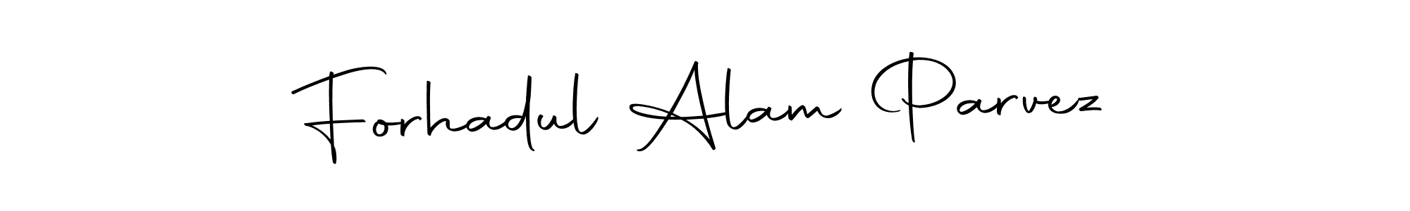Create a beautiful signature design for name Forhadul Alam Parvez. With this signature (Autography-DOLnW) fonts, you can make a handwritten signature for free. Forhadul Alam Parvez signature style 10 images and pictures png