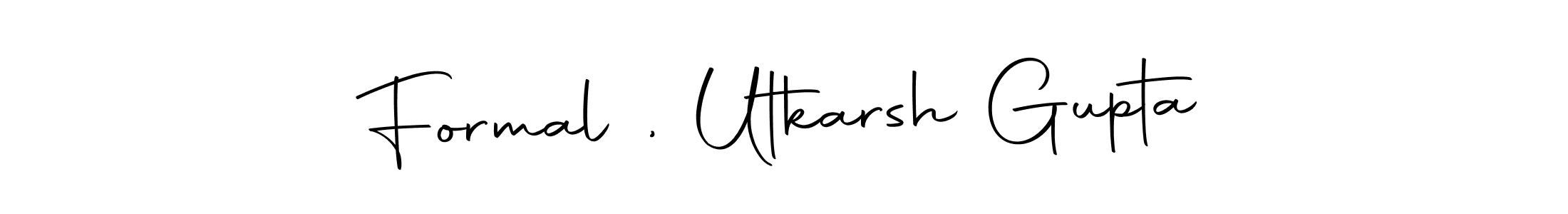 How to make Formal , Utkarsh Gupta name signature. Use Autography-DOLnW style for creating short signs online. This is the latest handwritten sign. Formal , Utkarsh Gupta signature style 10 images and pictures png
