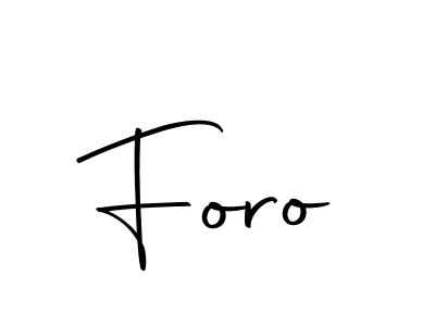 Use a signature maker to create a handwritten signature online. With this signature software, you can design (Autography-DOLnW) your own signature for name Foro. Foro signature style 10 images and pictures png