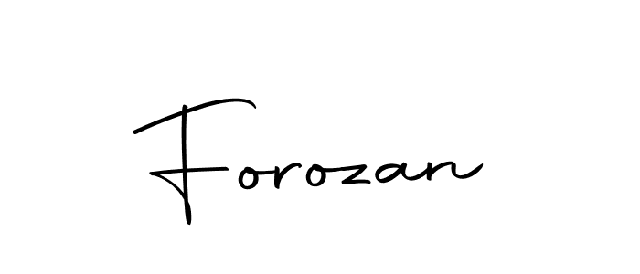 How to make Forozan signature? Autography-DOLnW is a professional autograph style. Create handwritten signature for Forozan name. Forozan signature style 10 images and pictures png