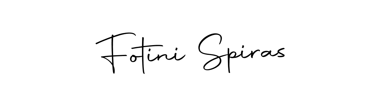 Use a signature maker to create a handwritten signature online. With this signature software, you can design (Autography-DOLnW) your own signature for name Fotini Spiras. Fotini Spiras signature style 10 images and pictures png