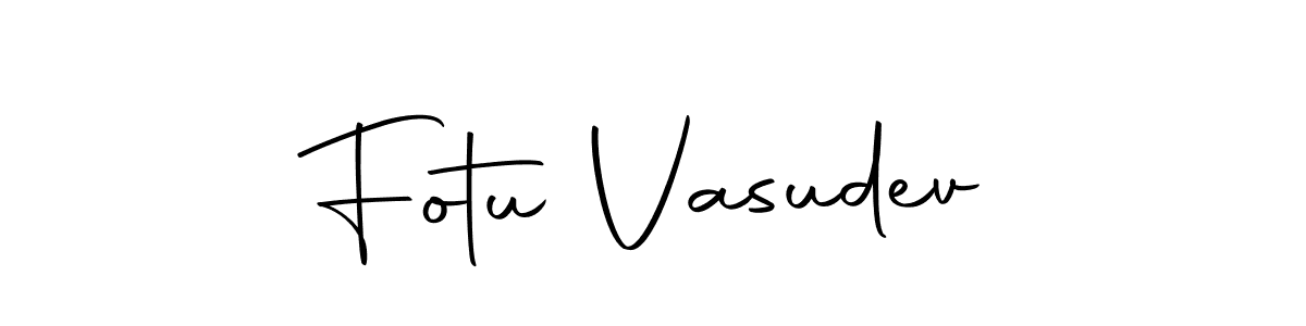 Design your own signature with our free online signature maker. With this signature software, you can create a handwritten (Autography-DOLnW) signature for name Fotu Vasudev. Fotu Vasudev signature style 10 images and pictures png