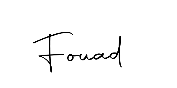 The best way (Autography-DOLnW) to make a short signature is to pick only two or three words in your name. The name Fouad  include a total of six letters. For converting this name. Fouad  signature style 10 images and pictures png