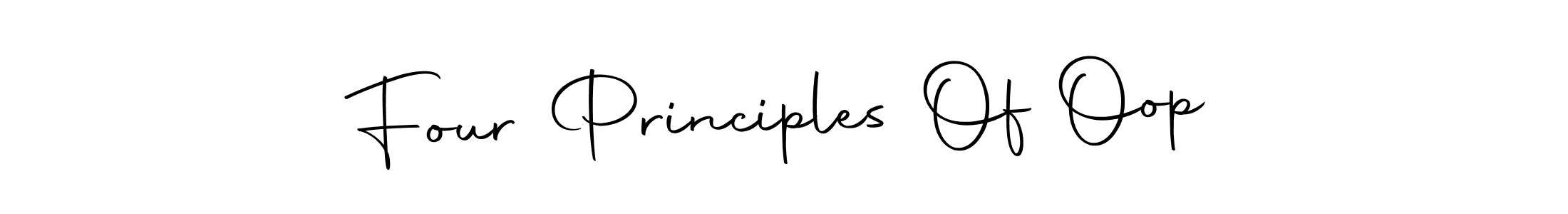 You can use this online signature creator to create a handwritten signature for the name Four Principles Of Oop. This is the best online autograph maker. Four Principles Of Oop signature style 10 images and pictures png