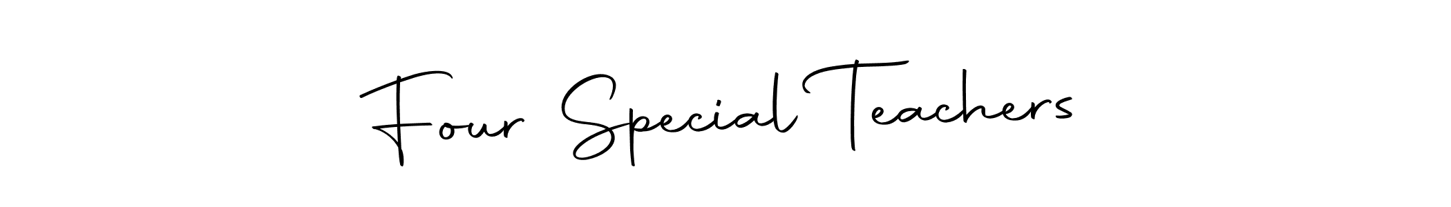 How to Draw Four Special Teachers signature style? Autography-DOLnW is a latest design signature styles for name Four Special Teachers. Four Special Teachers signature style 10 images and pictures png